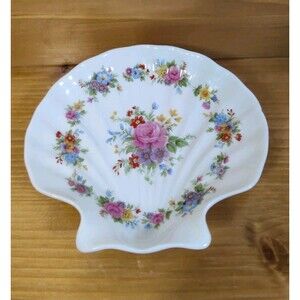 Royal Stafford Fine Bone China Shell 4" Trinket Dish England 4 Victoria's Secret